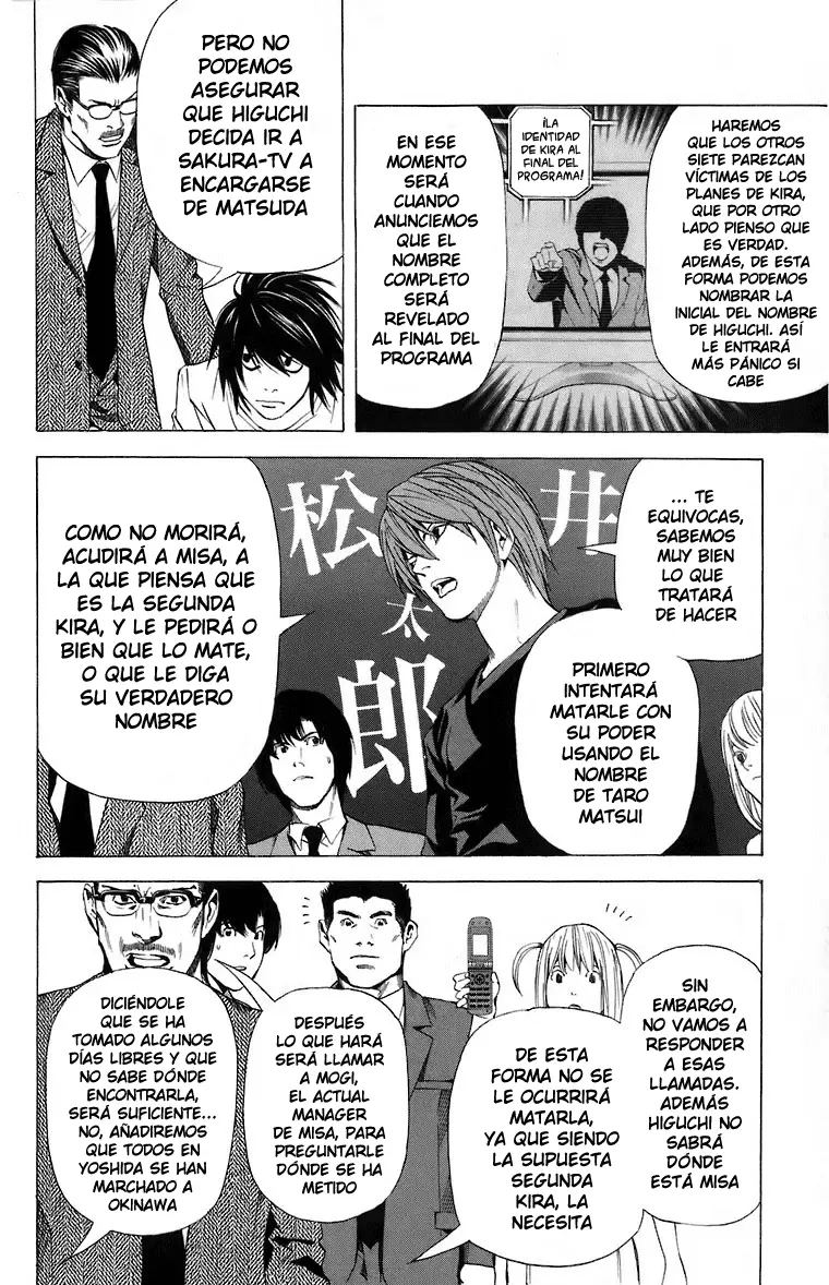 Death Note capítulo 49, página 20