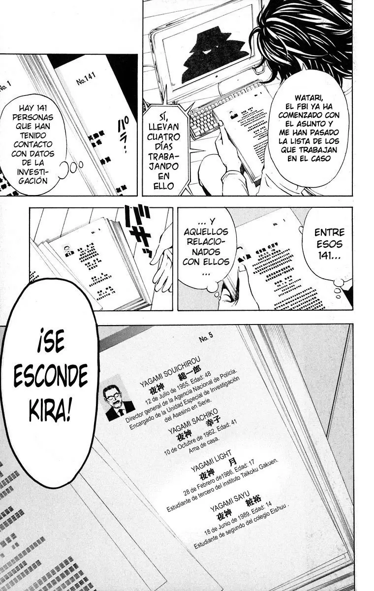 Death Note capítulo 5, página 1