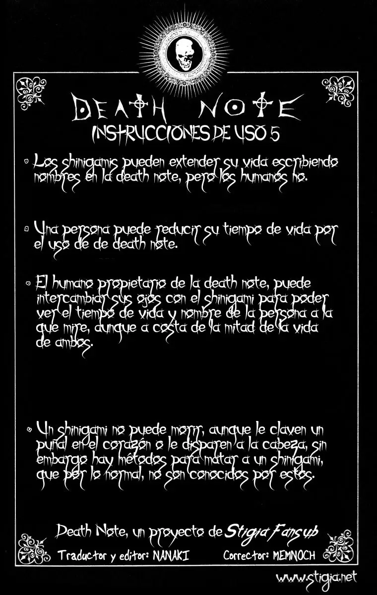 Death Note capítulo 5, página 19