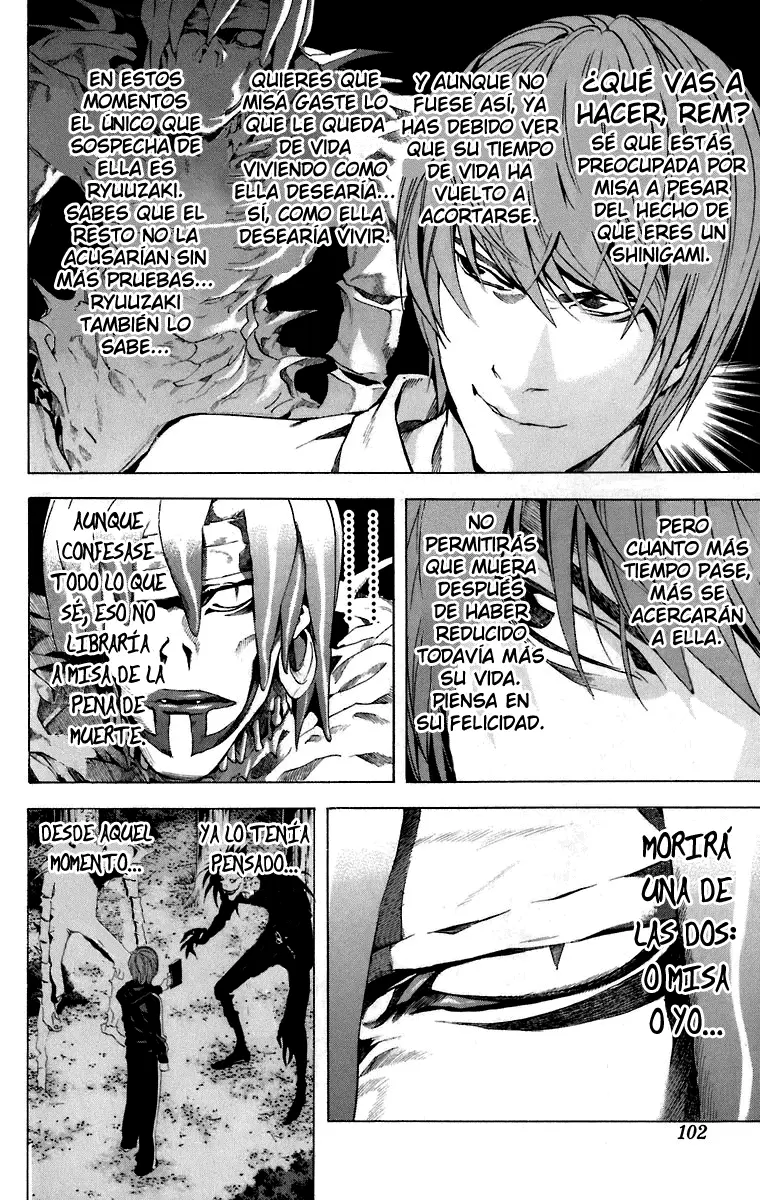 Death Note capítulo 57, página 14