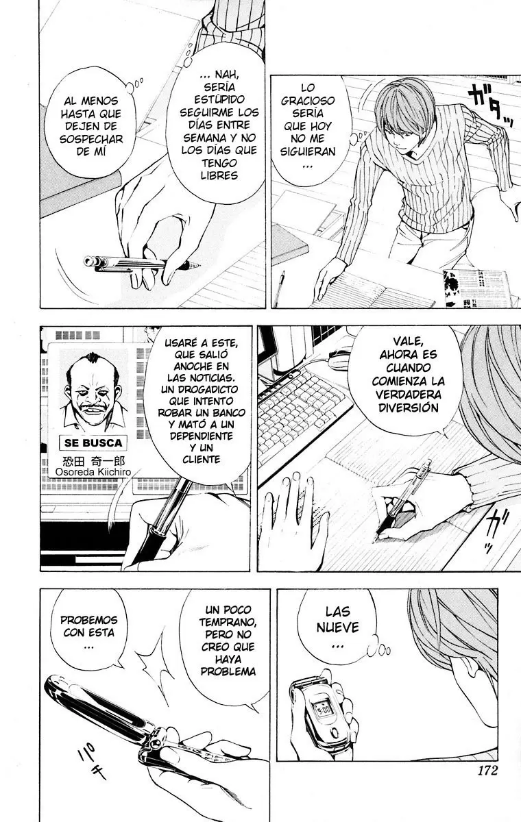 Death Note capítulo 6, página 22