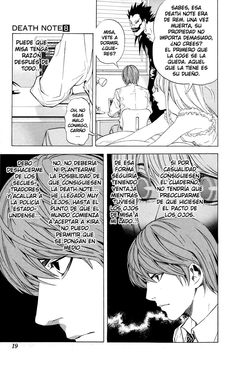 Death Note capítulo 62, página 18