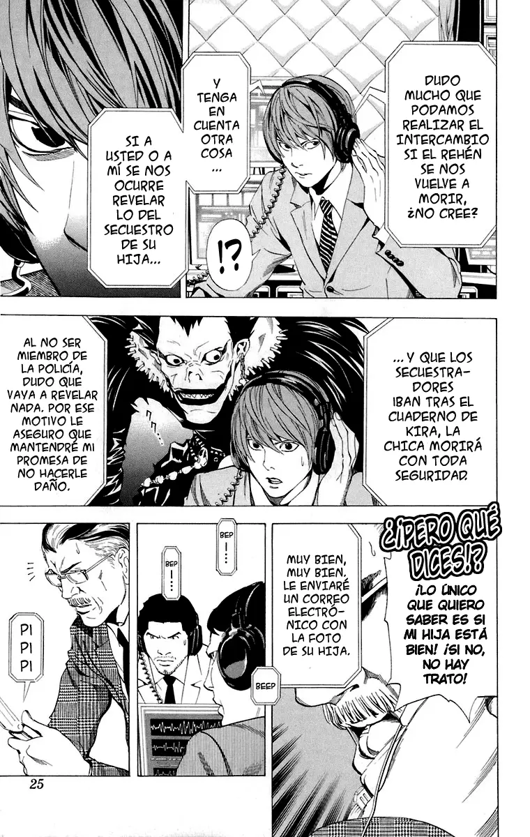 Death Note capítulo 62, página 24