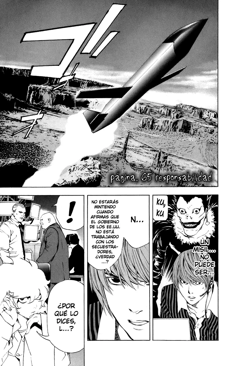 Death Note capítulo 65, página 1