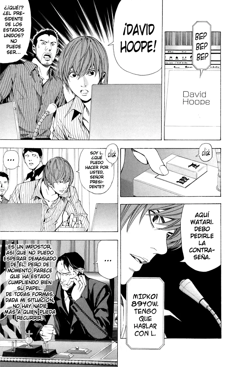 Death Note capítulo 68, página 7