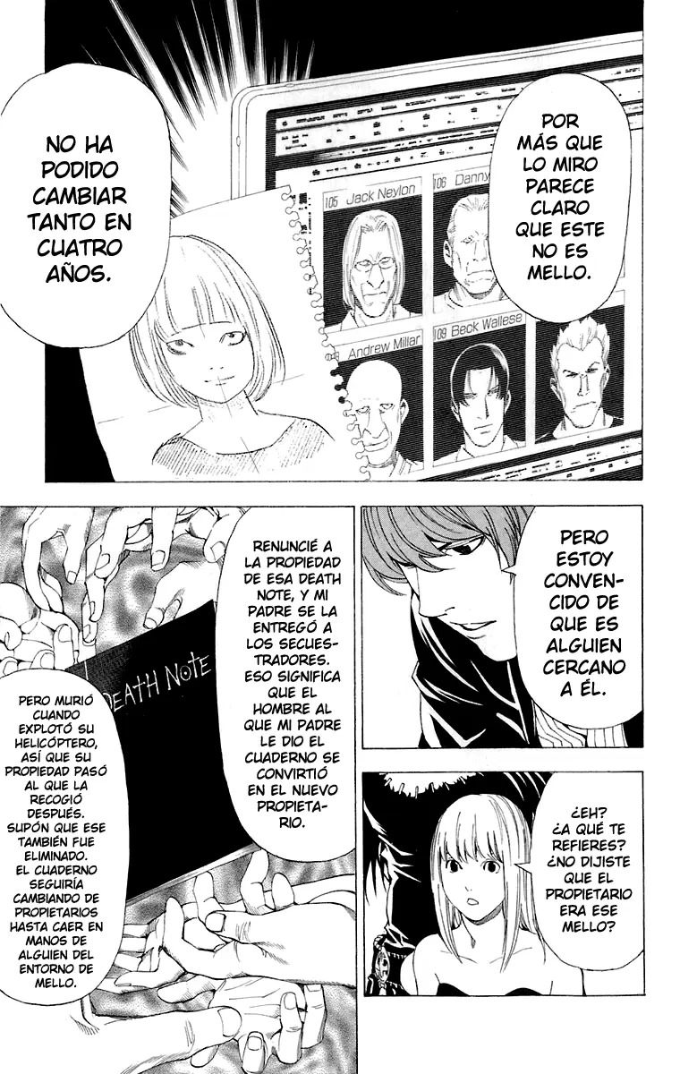 Death Note capítulo 68, página 17