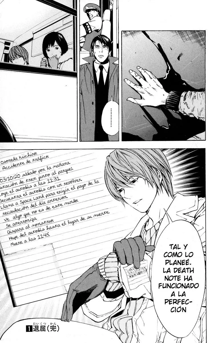 Death Note capítulo 7, página 19