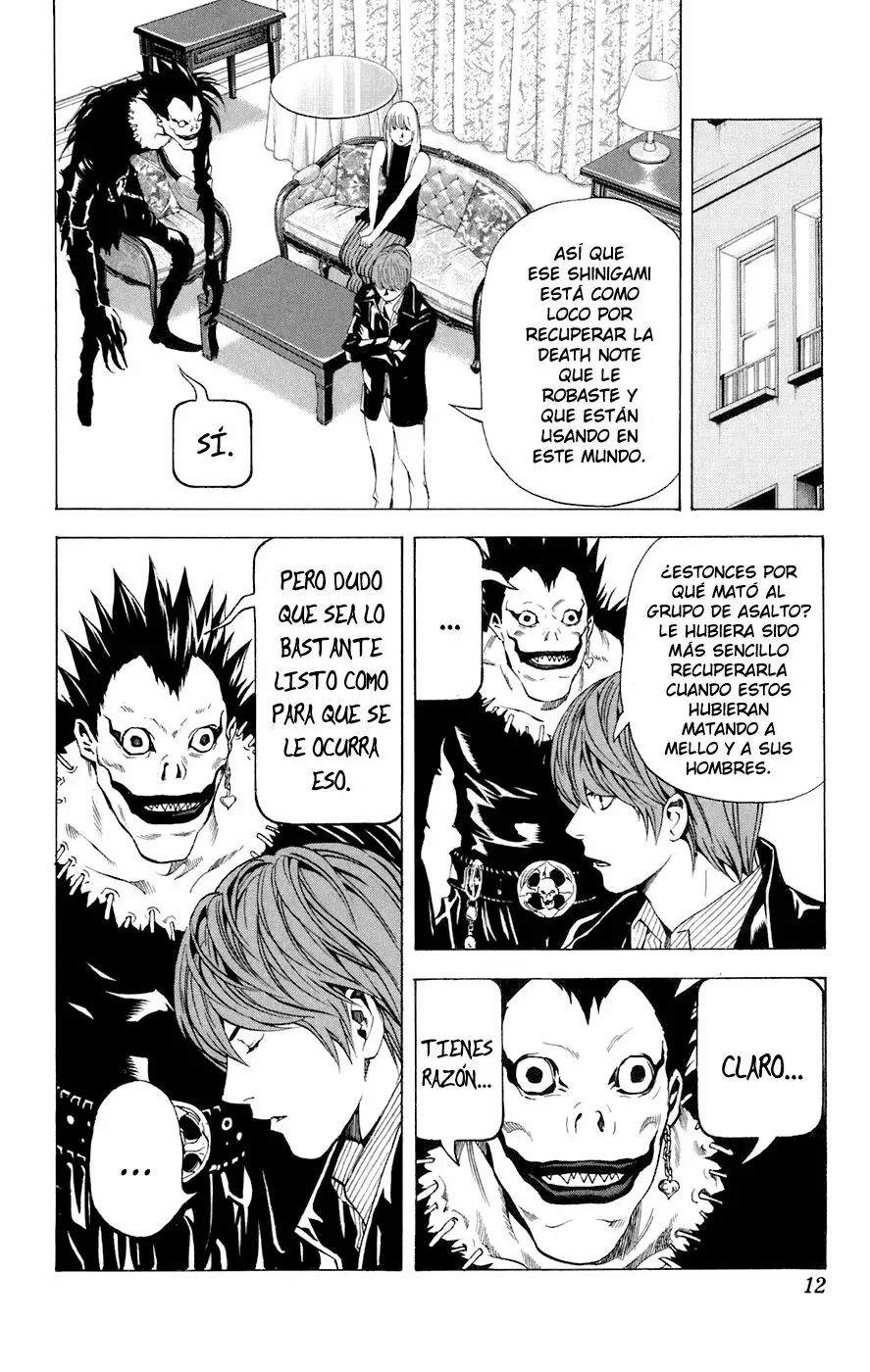 Death Note capítulo 71, página 14