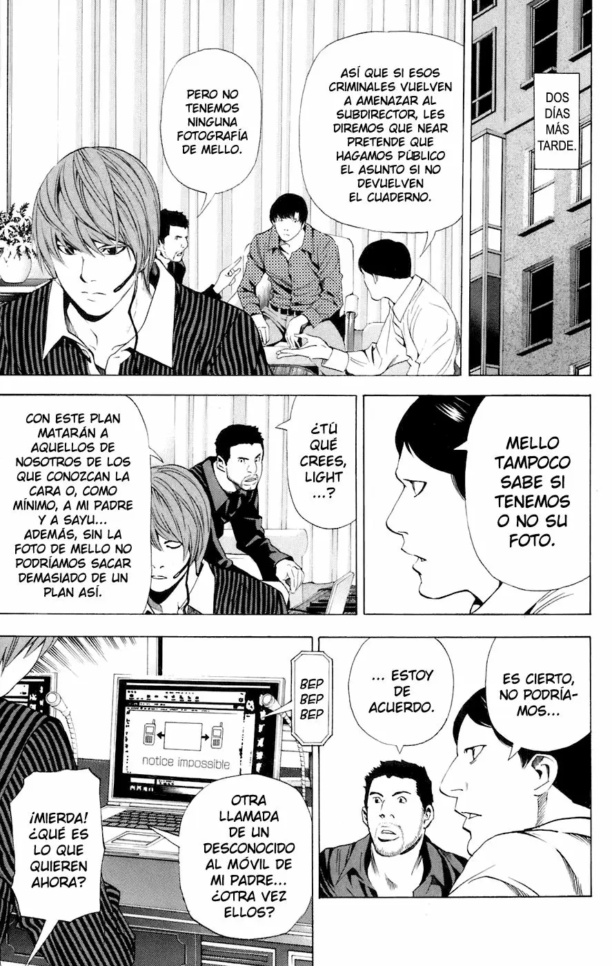 Death Note capítulo 71, página 19