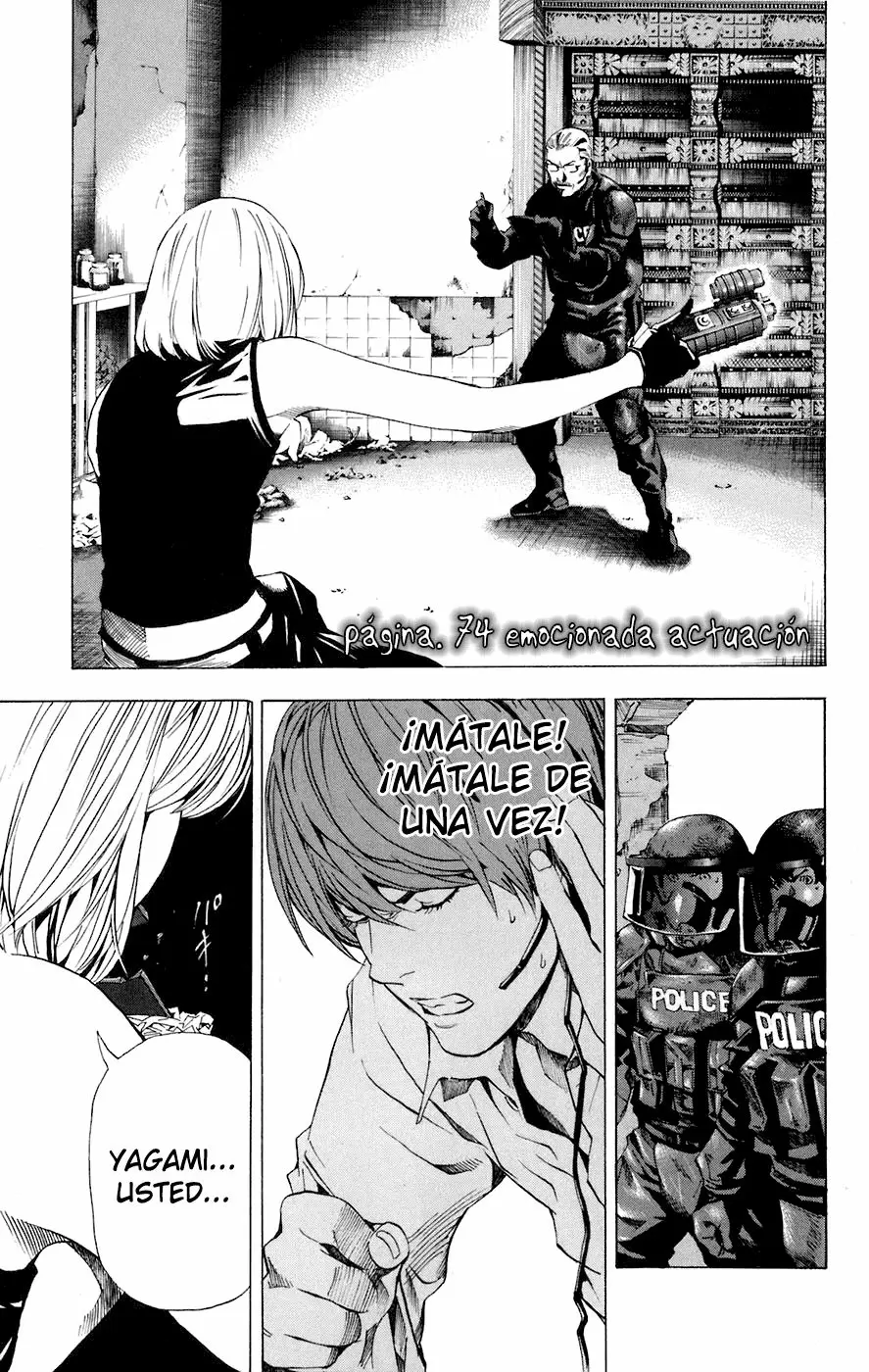 Death Note capítulo 74, página 1