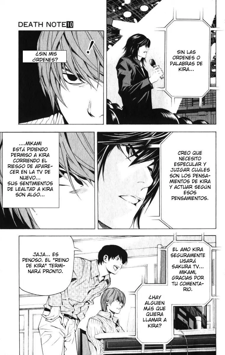 Death Note capítulo 85, página 17
