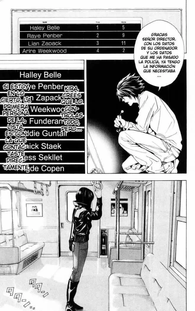 Death Note capítulo 9, página 19