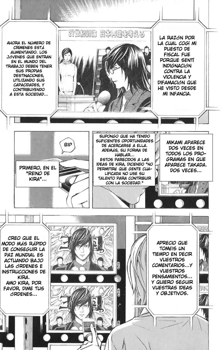 Death Note capítulo 91, página 17