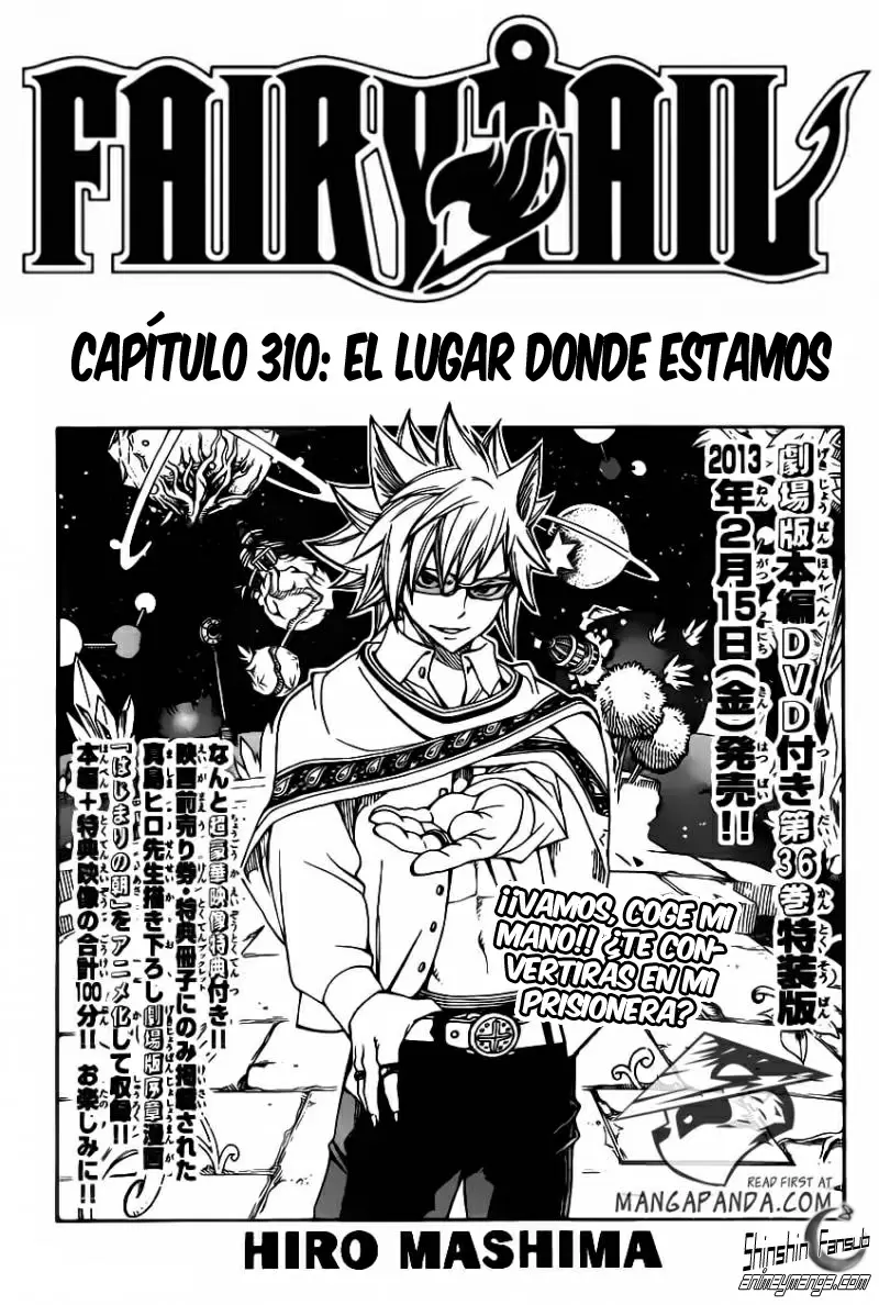 Fairy Tail capítulo 310, página 1