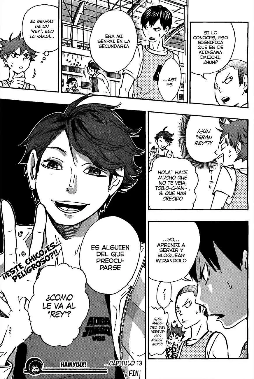 Haikyuu!! capítulo 13, página 20