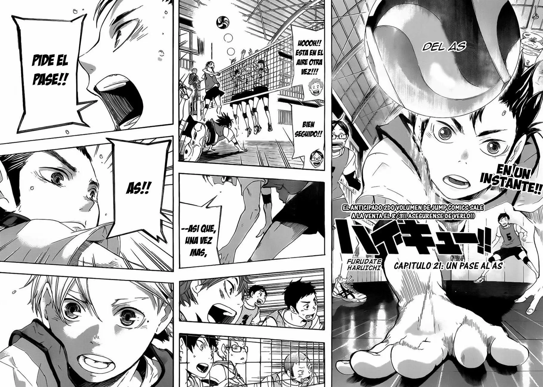 Haikyuu!! capítulo 21, página 2