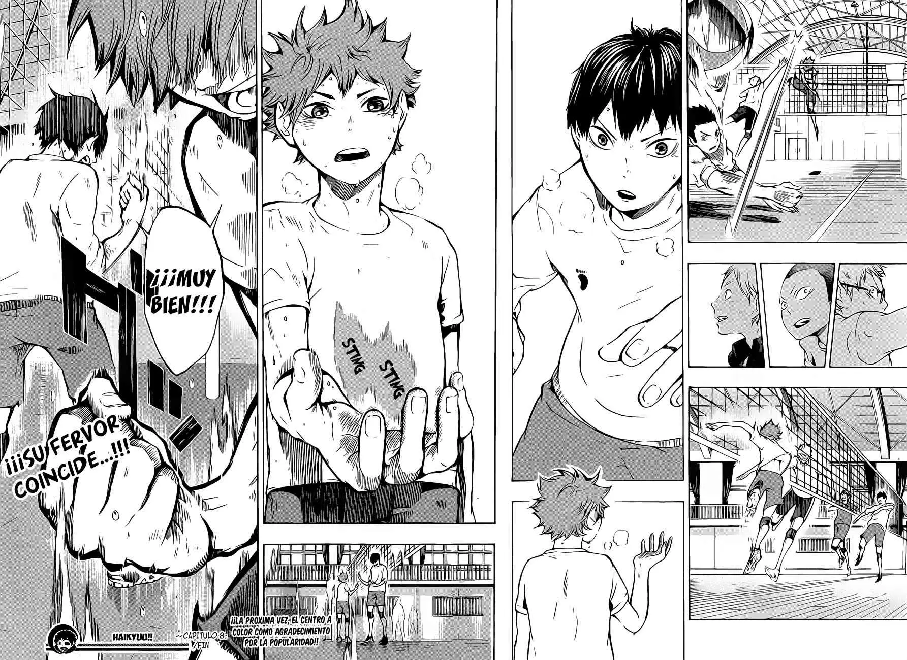 Haikyuu!! capítulo 8, página 16