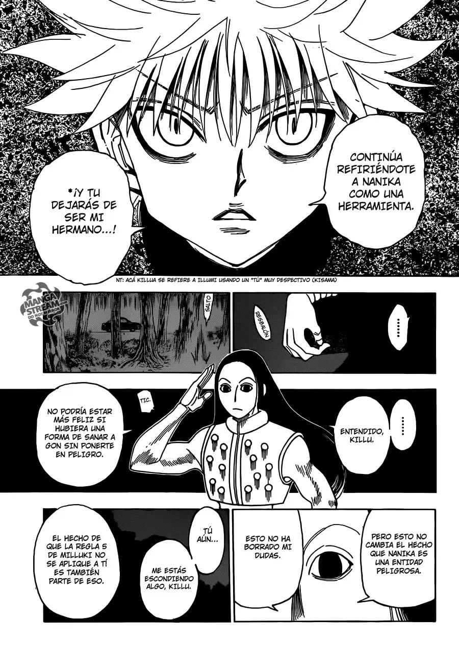 Hunter X Hunter capítulo 331, página 14