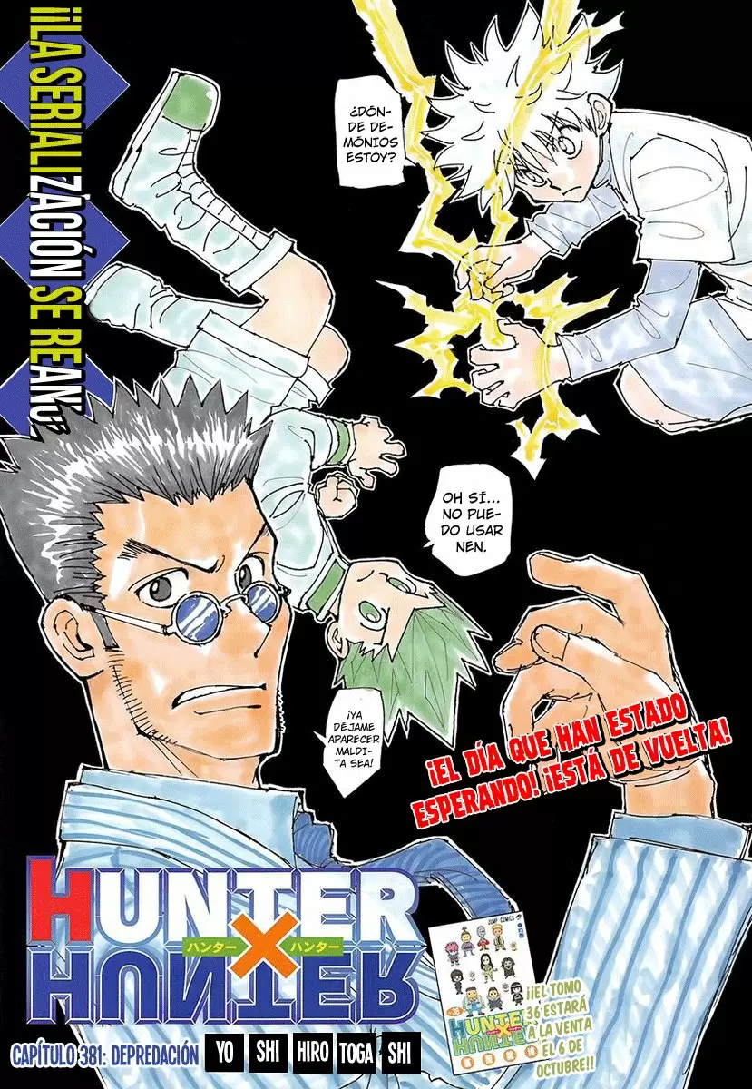 Hunter X Hunter capítulo 381, página 2