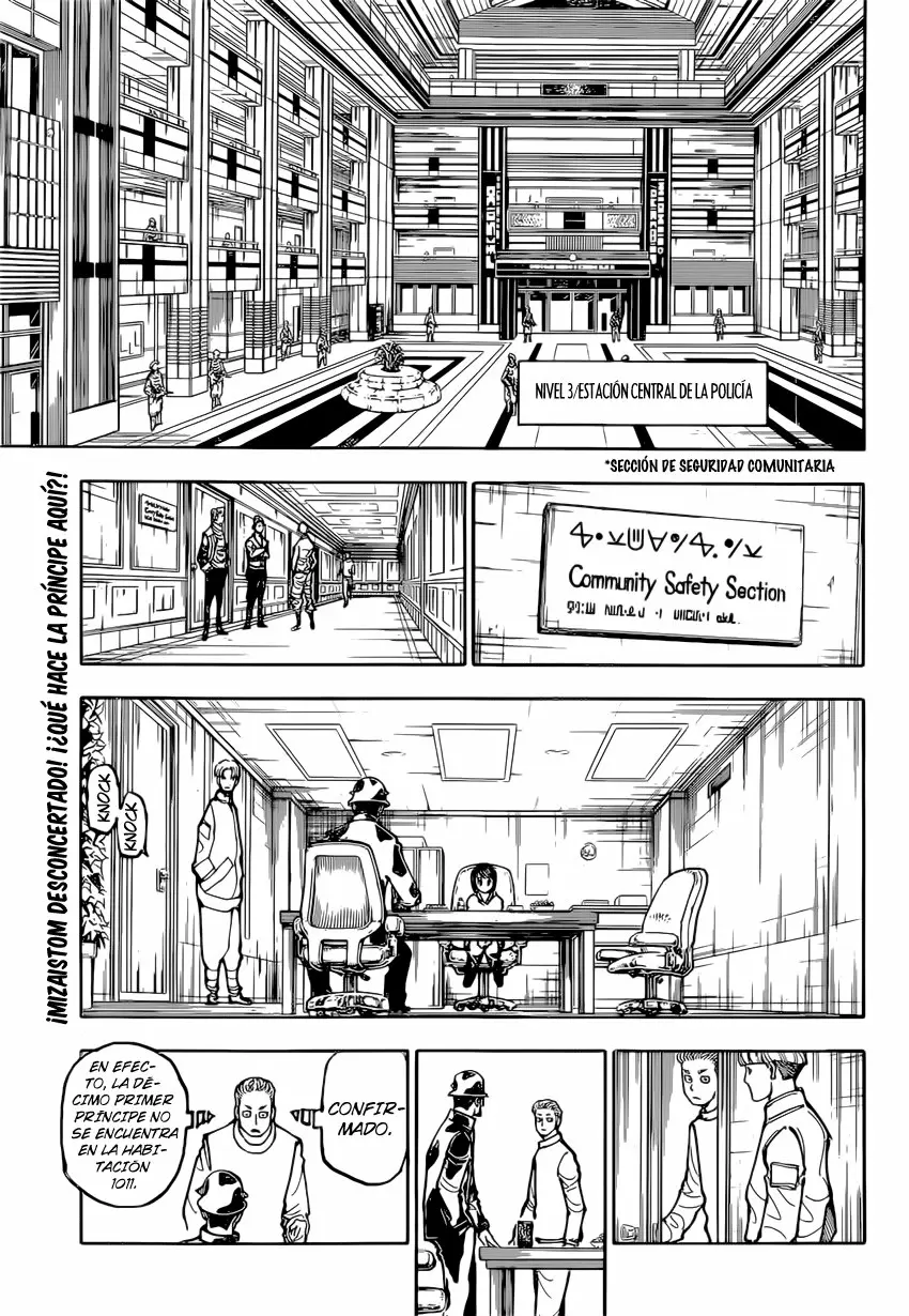 Hunter X Hunter capítulo 381, página 3