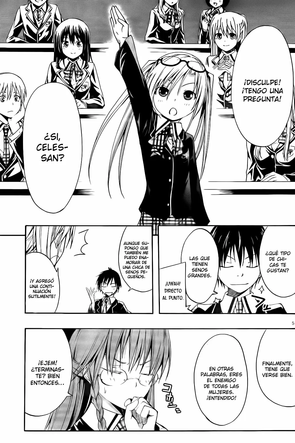 Trinity Seven capítulo 1, página 4