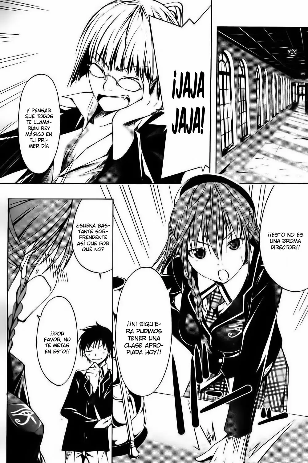 Trinity Seven capítulo 1, página 6