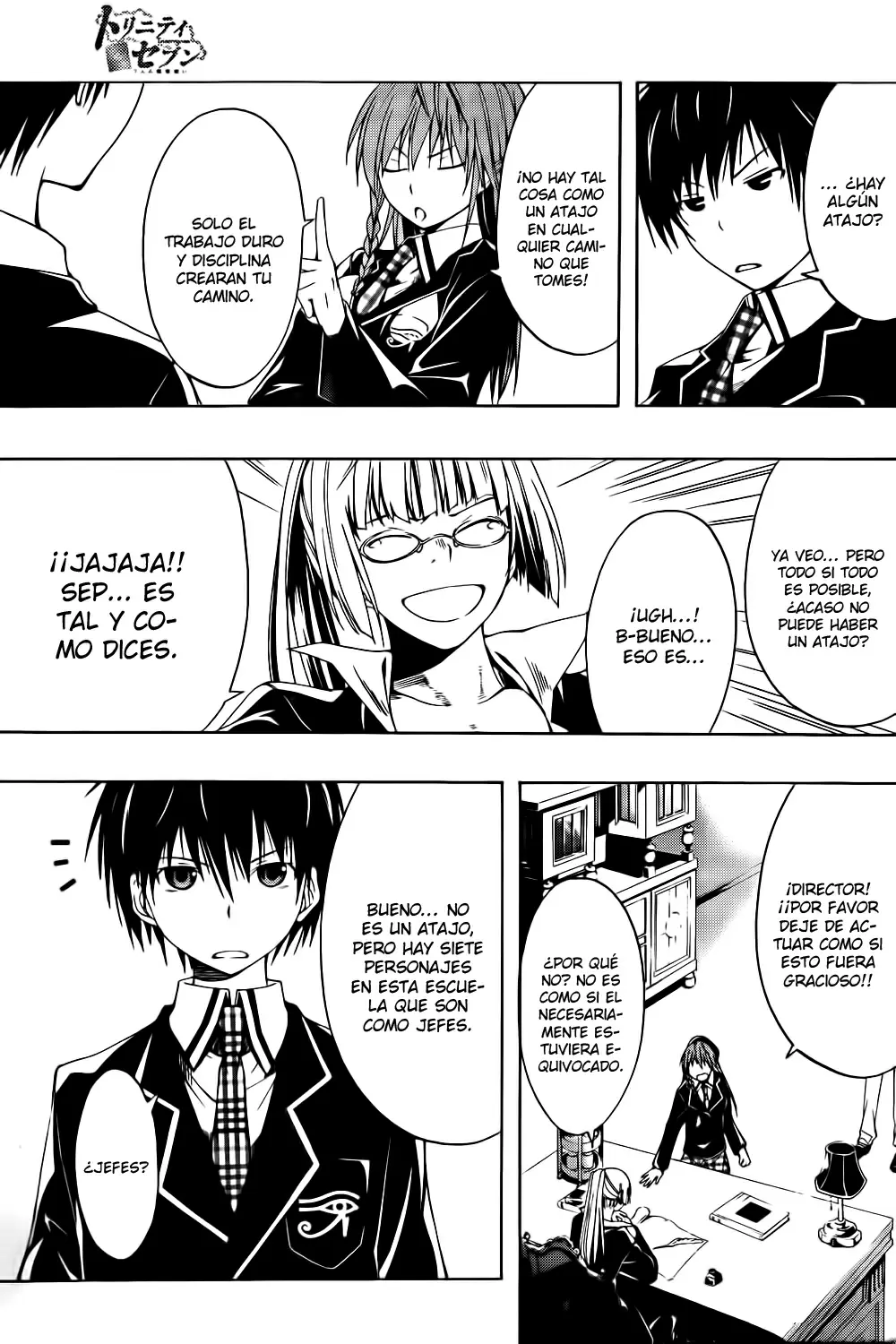 Trinity Seven capítulo 1, página 10