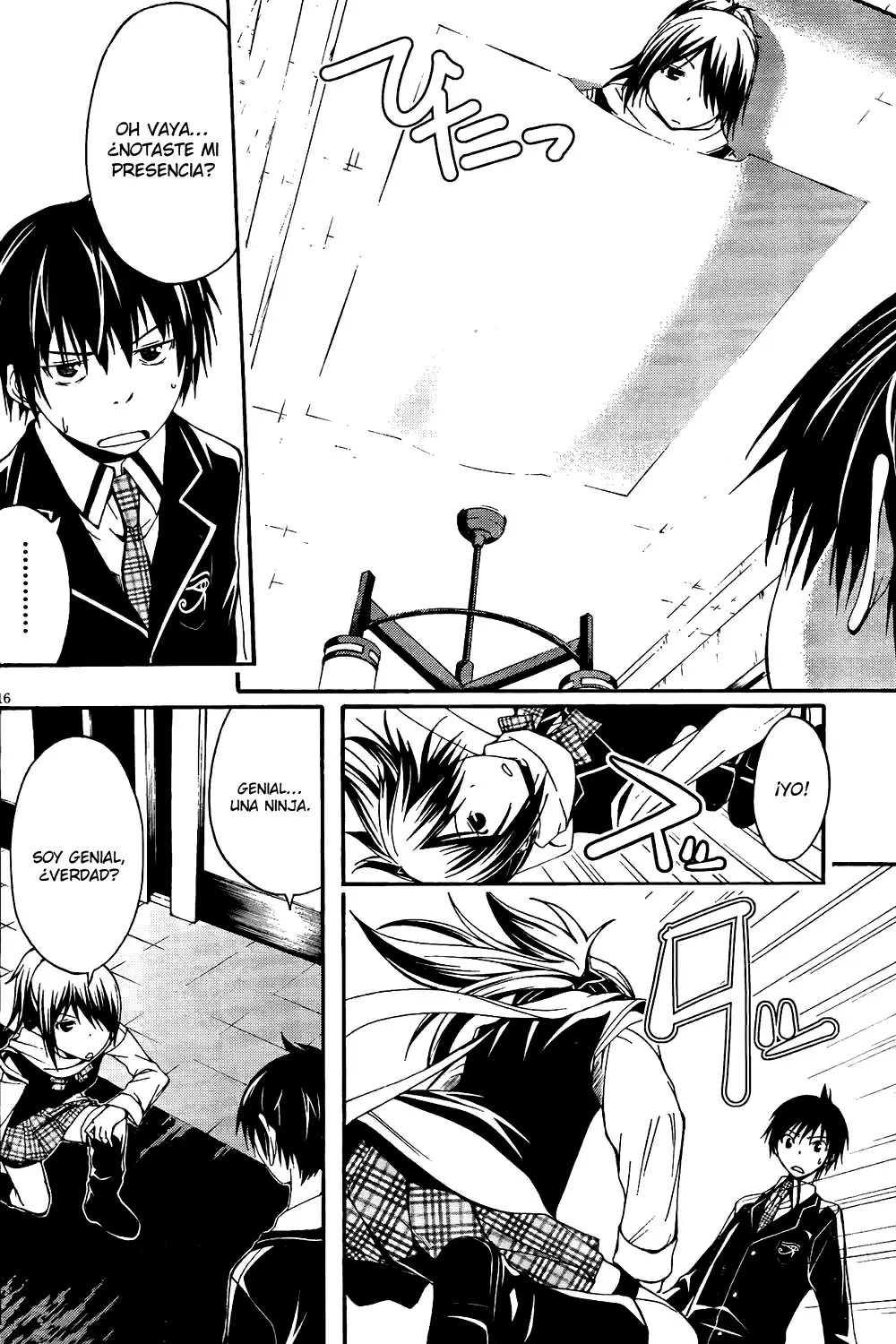 Trinity Seven capítulo 1, página 14