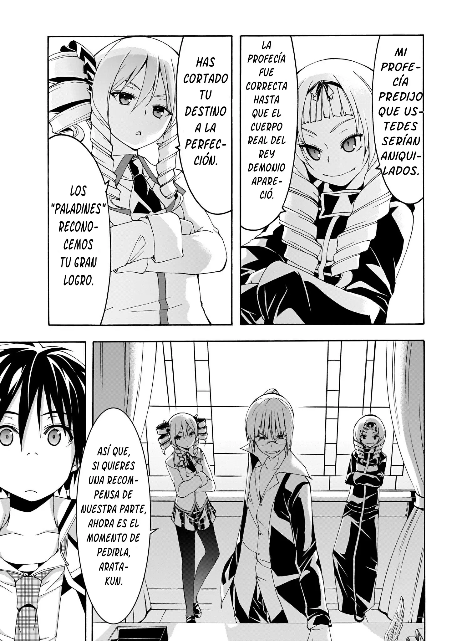 Trinity Seven capítulo 100, página 3