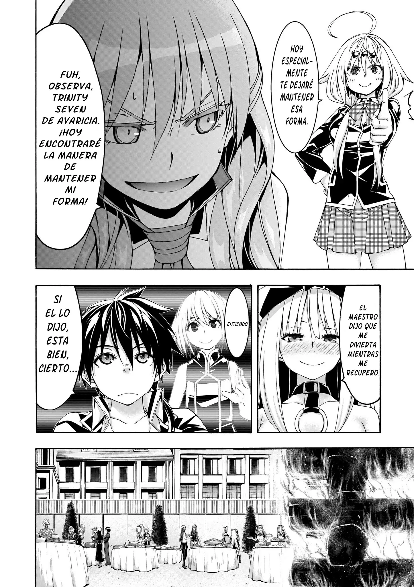 Trinity Seven capítulo 100, página 18