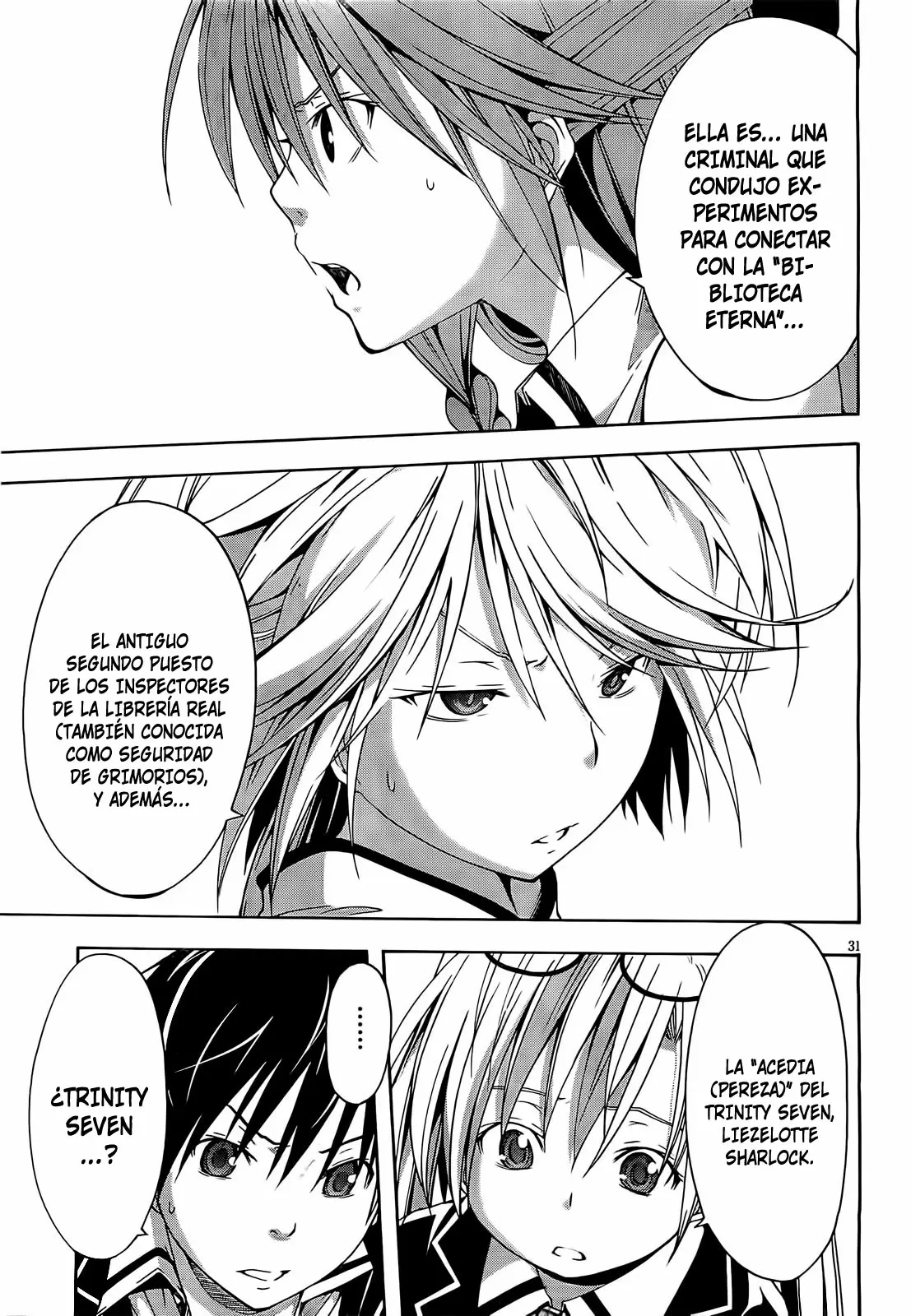 Trinity Seven capítulo 11, página 31