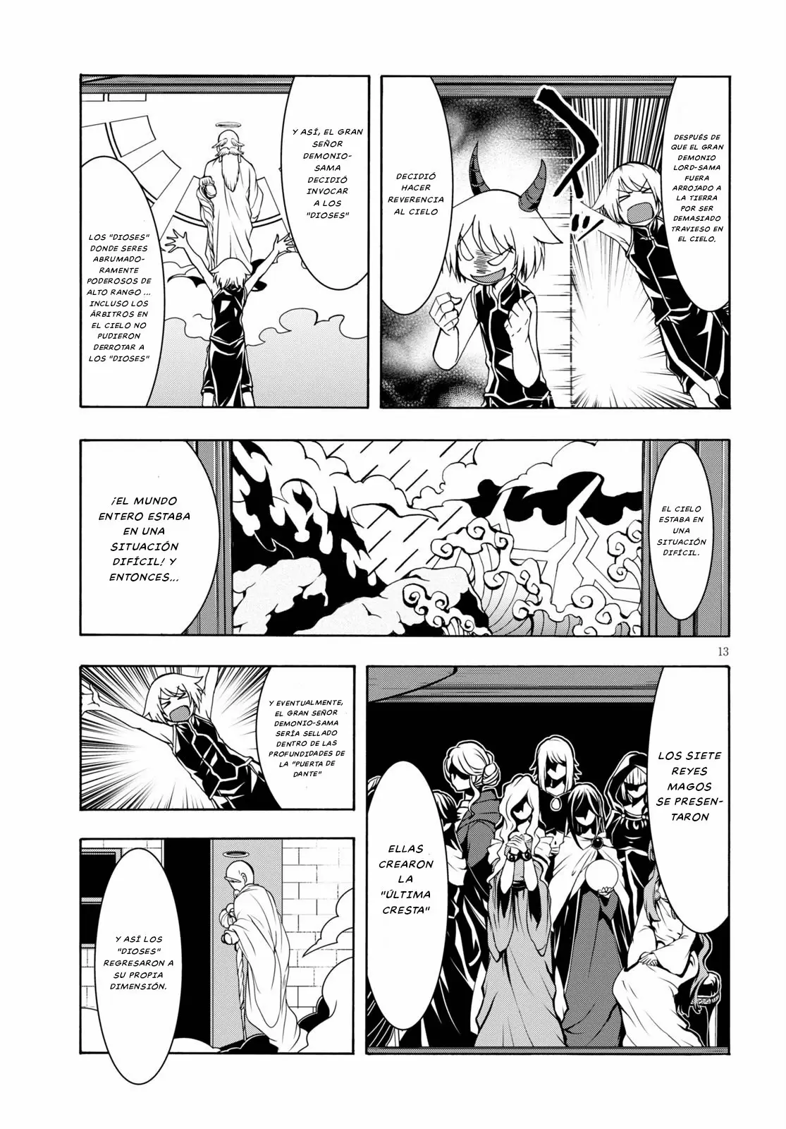 Trinity Seven capítulo 111, página 13