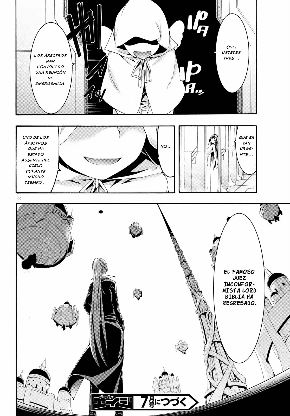 Trinity Seven capítulo 111, página 22