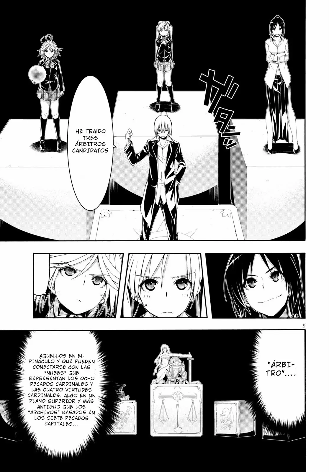 Trinity Seven capítulo 112, página 12
