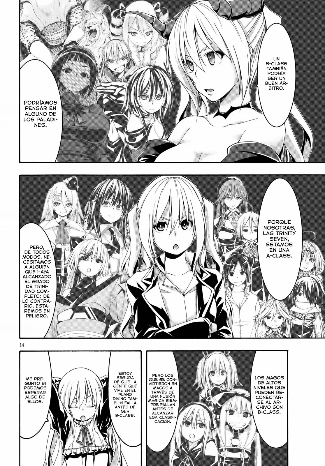 Trinity Seven capítulo 115, página 15