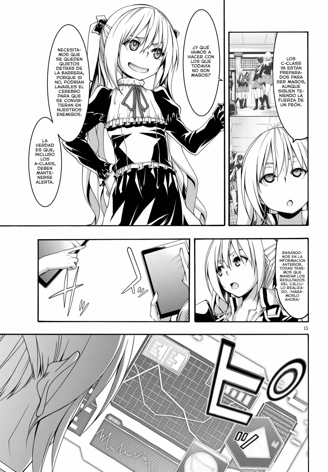 Trinity Seven capítulo 115, página 16