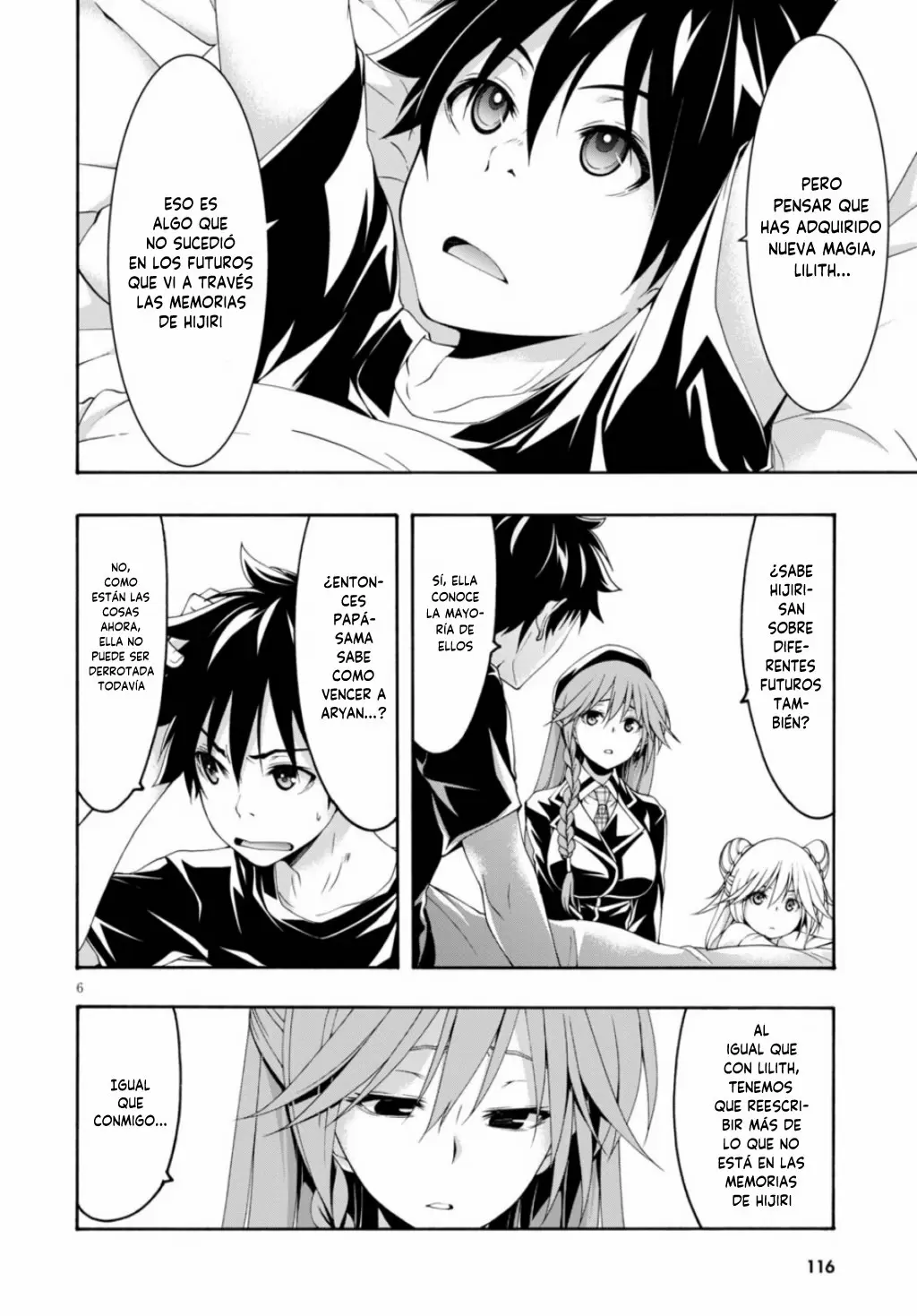 Trinity Seven capítulo 117, página 6