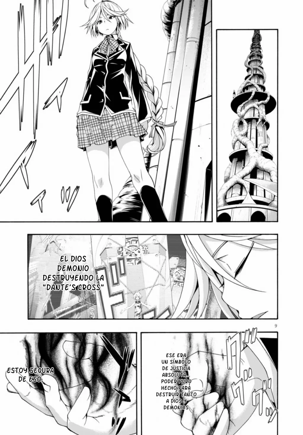 Trinity Seven capítulo 117, página 9