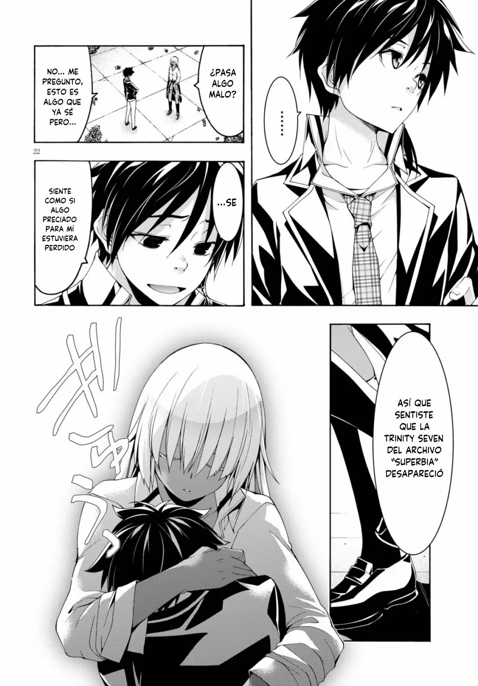 Trinity Seven capítulo 117, página 22
