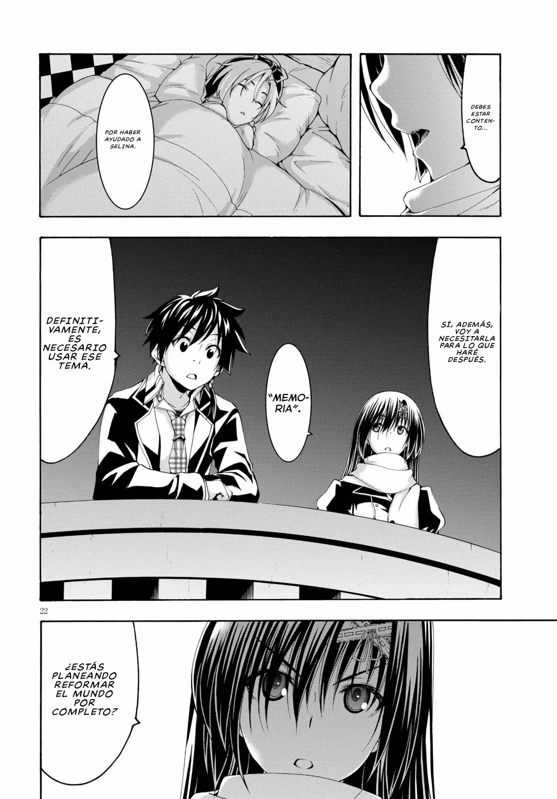 Trinity Seven capítulo 118, página 22
