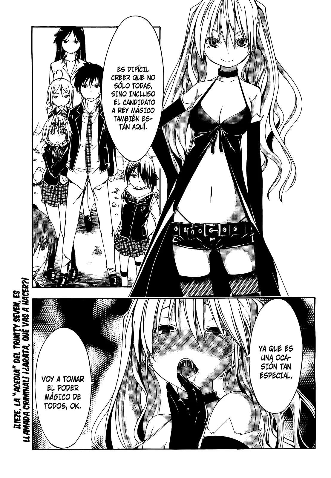 Trinity Seven capítulo 12, página 1