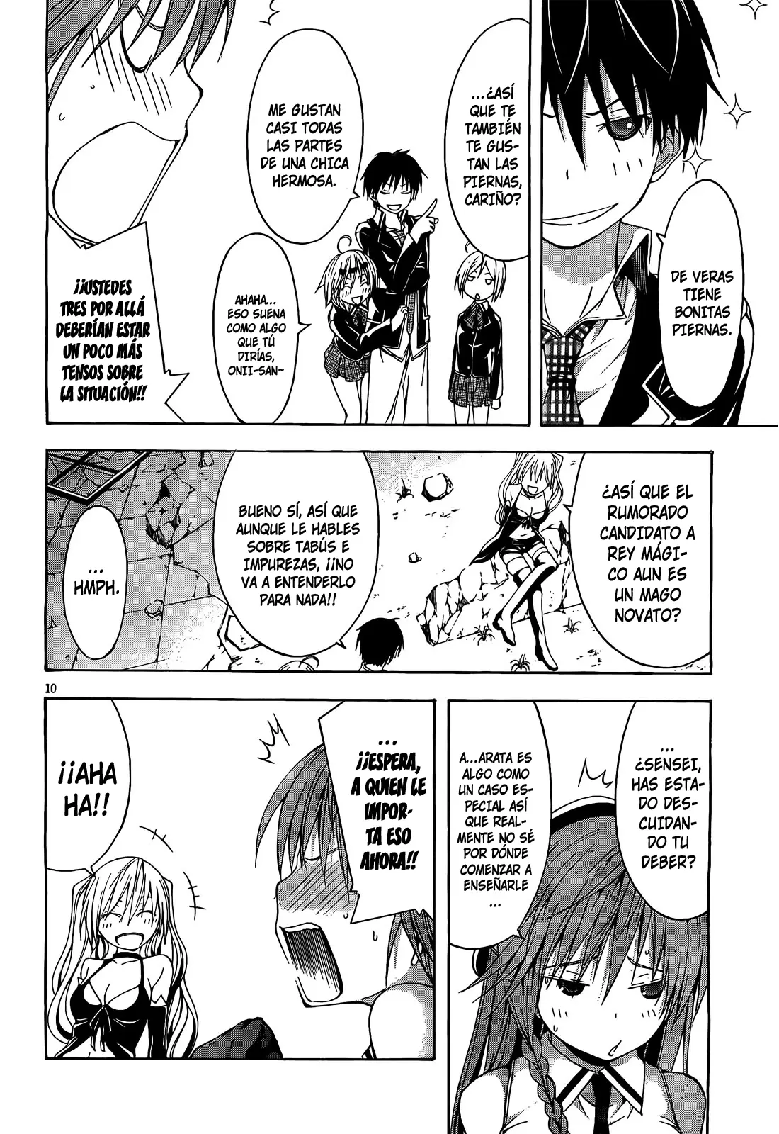 Trinity Seven capítulo 12, página 11