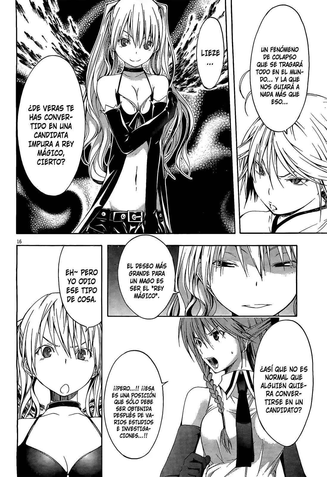 Trinity Seven capítulo 12, página 17