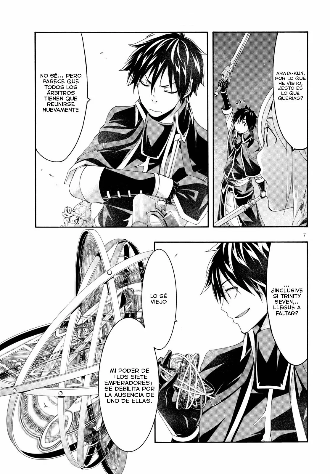 Trinity Seven capítulo 121, página 9