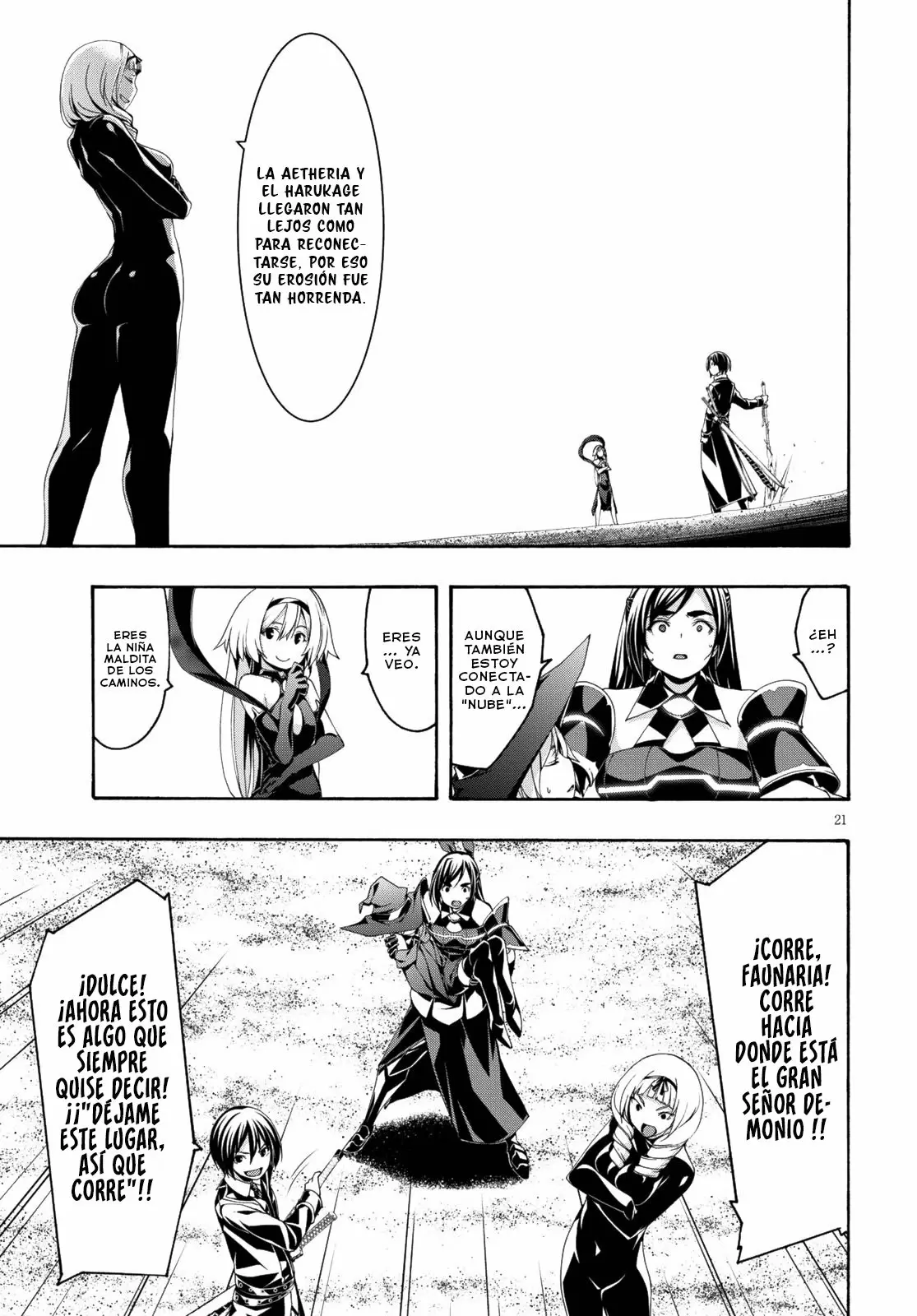 Trinity Seven capítulo 123, página 22