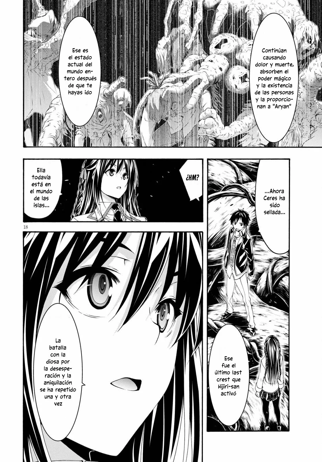 Trinity Seven capítulo 125, página 17