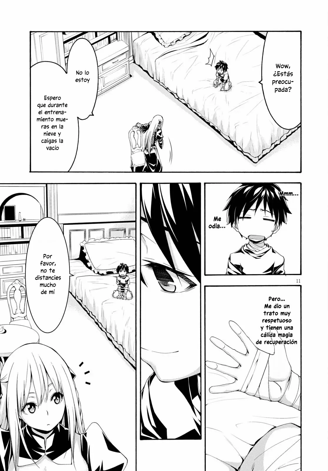 Trinity Seven capítulo 127, página 12