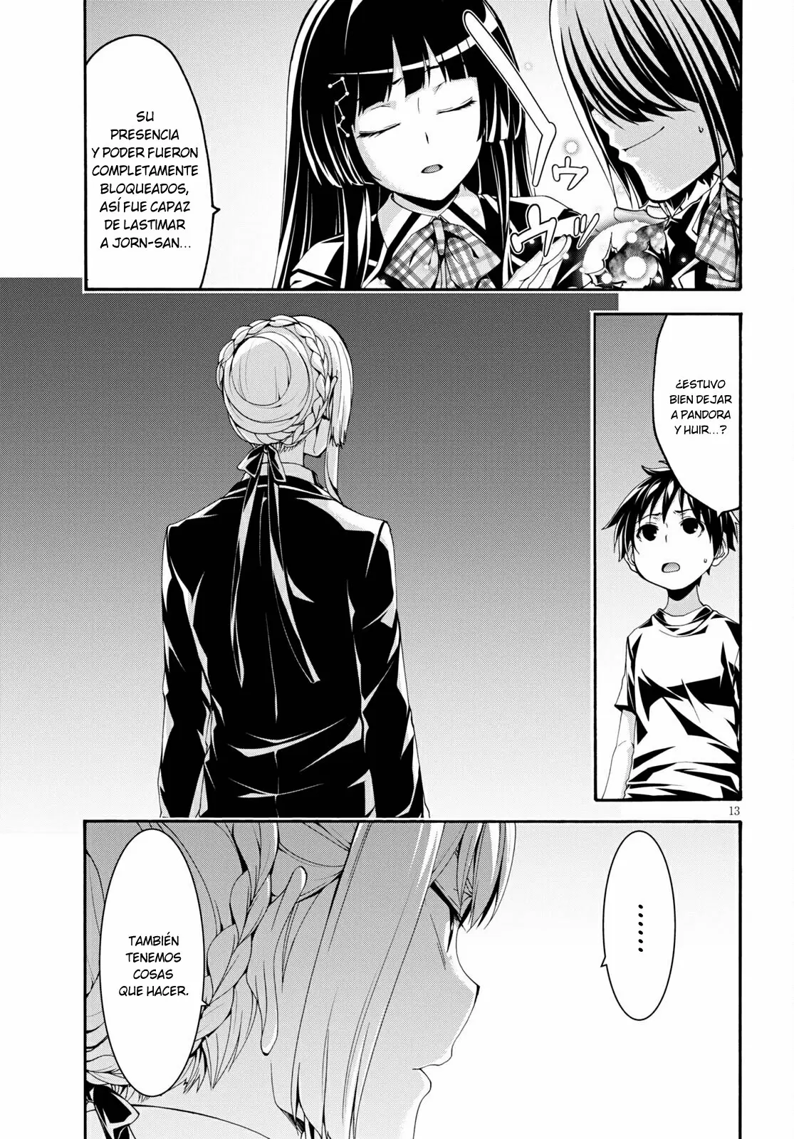 Trinity Seven capítulo 128, página 13