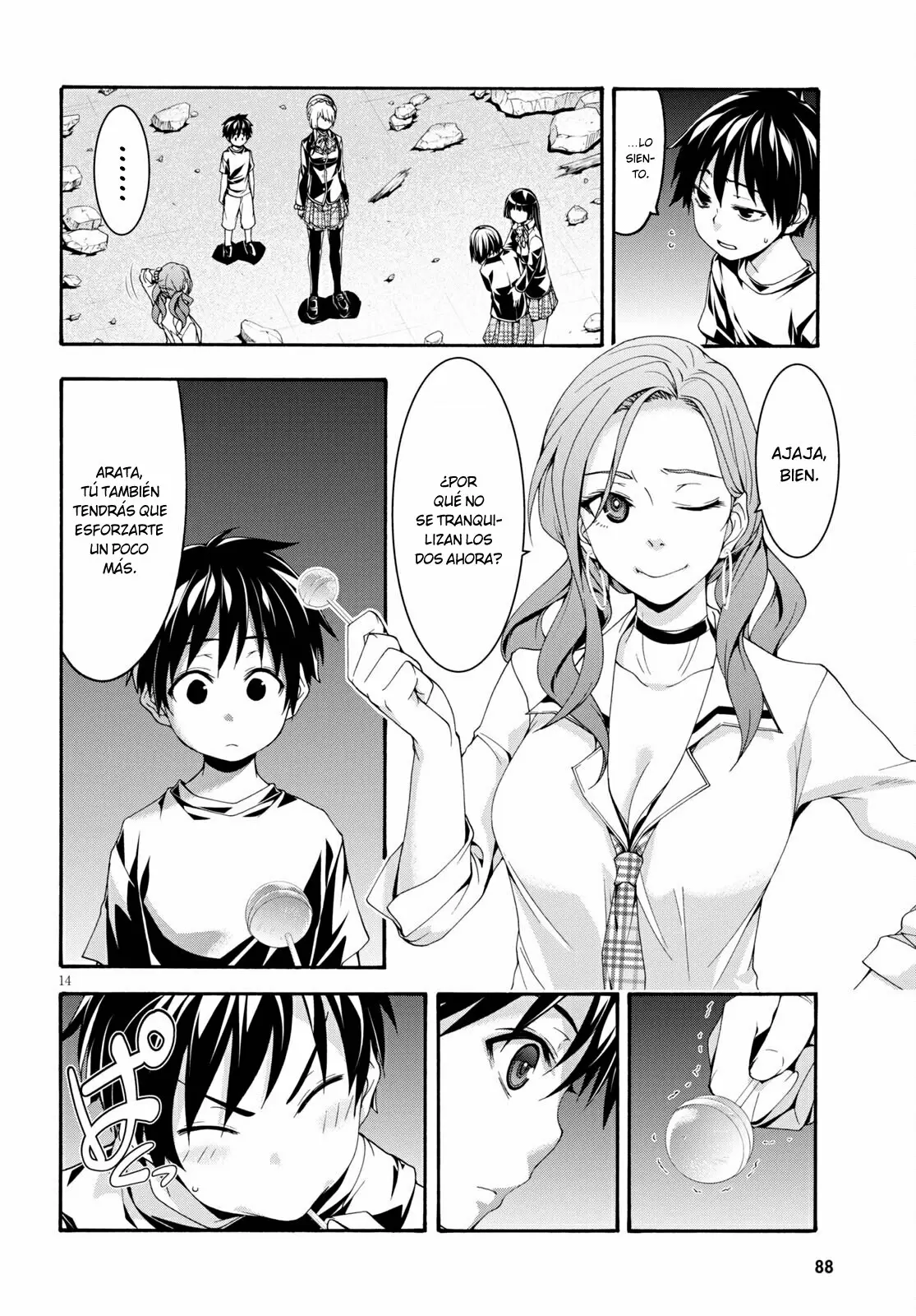 Trinity Seven capítulo 128, página 14