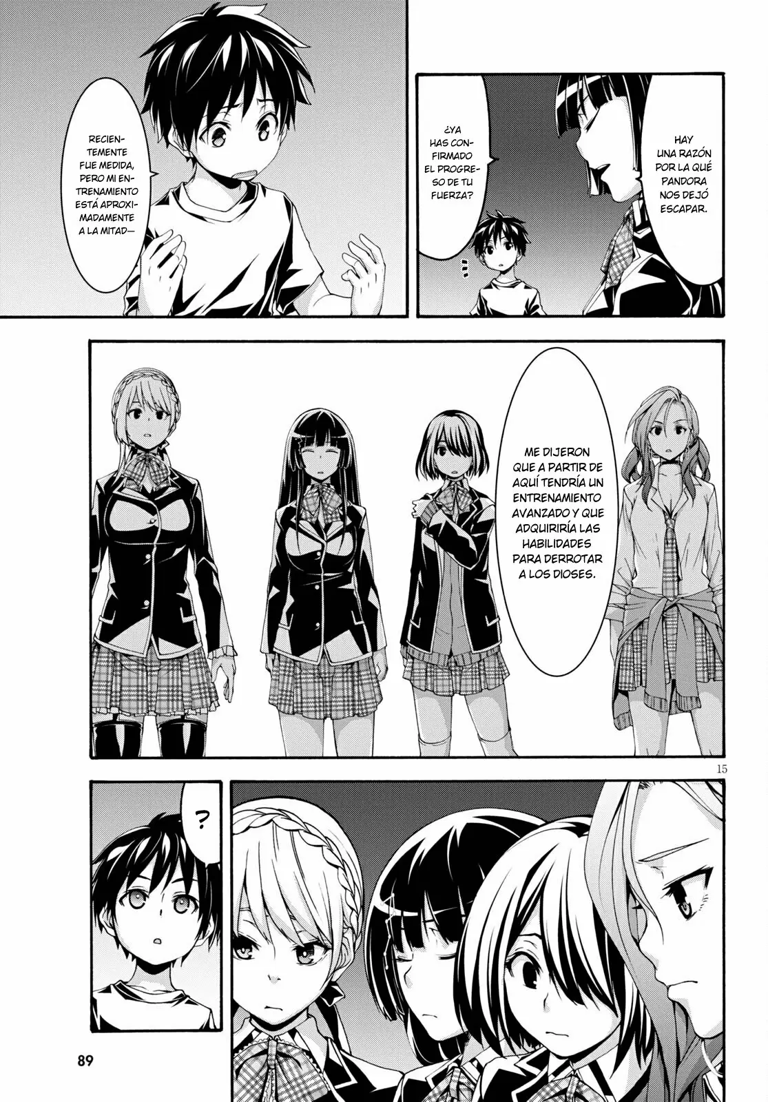 Trinity Seven capítulo 128, página 15